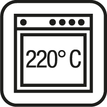 Oven safe up to 220° C